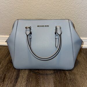 Michael Kors Sky Blue Satchel